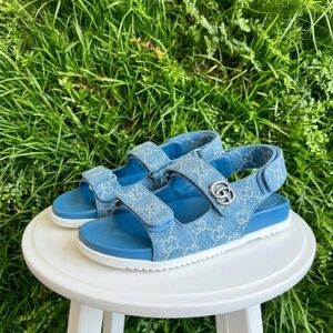 🌟Gucci Moritz Blue Sandals